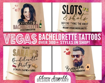 Las Vegas Bachelorette Party Temporary Tattoos, What happens in Vegas Stays in Vegas, vegas before the vows, Tattoo Party Favors, Vegas Baby