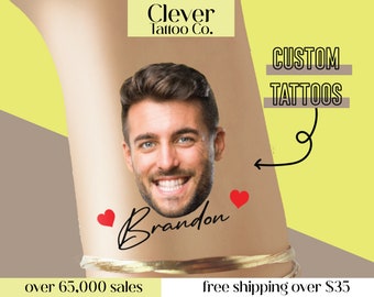 Bachelorette Party Favors - Bachelorette Gifts - Bachelorette Games - Bachelorette Decor - Custom Temporary Tattoos Wedding Temporary Tattoo