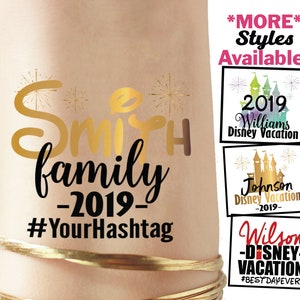Set of vacation tattoos, California vacation planner, matching vacation shirt, family vacation mouse ears, family vacation tshirt, reunion