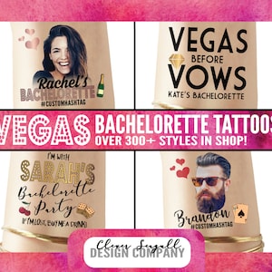 Enterrement de vie de jeune fille - Tatouage de jeune fille - Favori de fête de jeune fille - Tatouage de visage de marié - Tatouage de mariée - Cadeau de mariée - Cadeau amusant