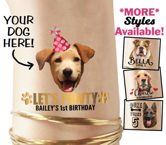 Dog Birthday Party Favors Dog Birthday Puppy Birthday Party | Etsy