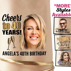 Cheers to 40 years sign. Printable 40th birthday decor. Birthday party decorations. Party supplies. Cheers sign. Birthday party decorations.