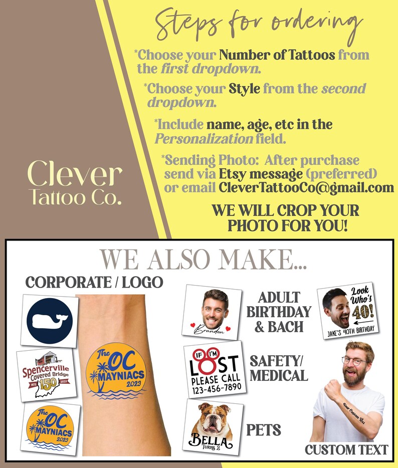 One Happy Dude custom birthday party favors - temporary tattoos - boy first birthday - Kids birthday decor ideas - face tattoo stickers blue image 10