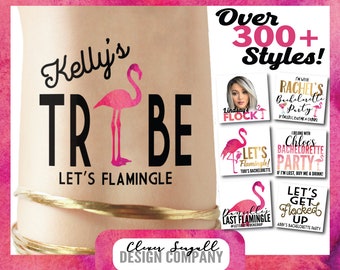 Bachelorette party tattoos | bachelorette tattoos, bride tribe tattoos, bachelorette tattoo, bridesmaid gifts, gold foil tattoos, hen do