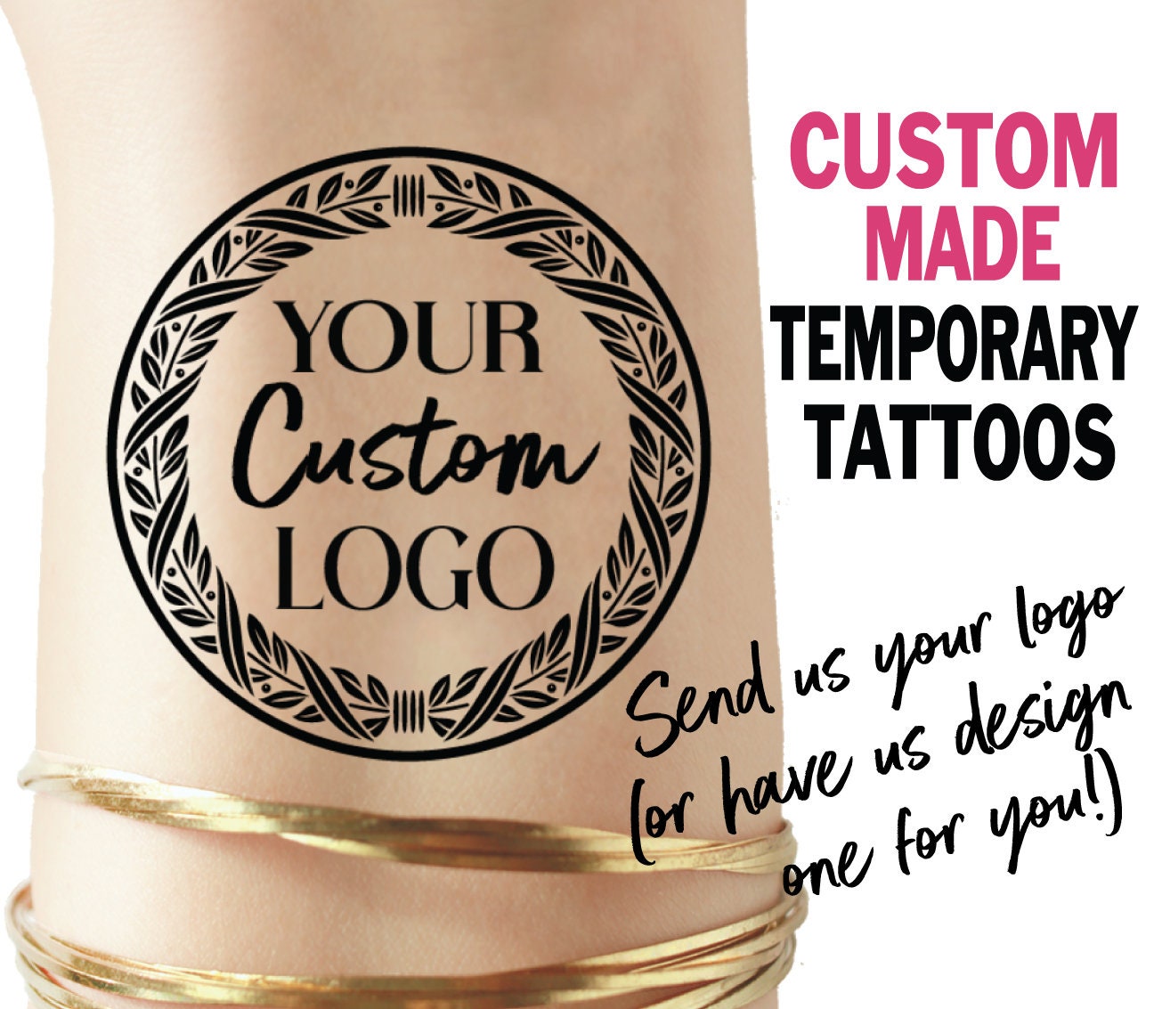 Custom Temporary Tattoos  Personalised Design  Order Online  Tattooed  Now 