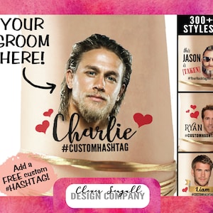 Bachelorette Party Favor - bachelorette tattoo - groom face tattoo - custom face tattoo - bride gift - groom tattoo - custom photo tattoo