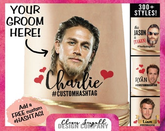 Bachelorette Party Favor - bachelorette tattoo - groom face tattoo - custom face tattoo - bride gift - groom tattoo - custom photo tattoo