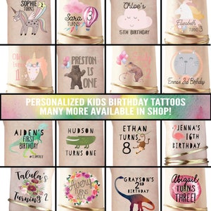 Set of Disney birthday tattoos, disney party invitation, disney birthday tshirt, princess birthday disney birthday girl shirt princess party image 8
