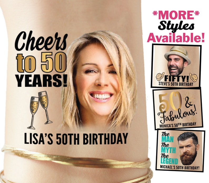 50th birthday party favor 50 old New life and fab years