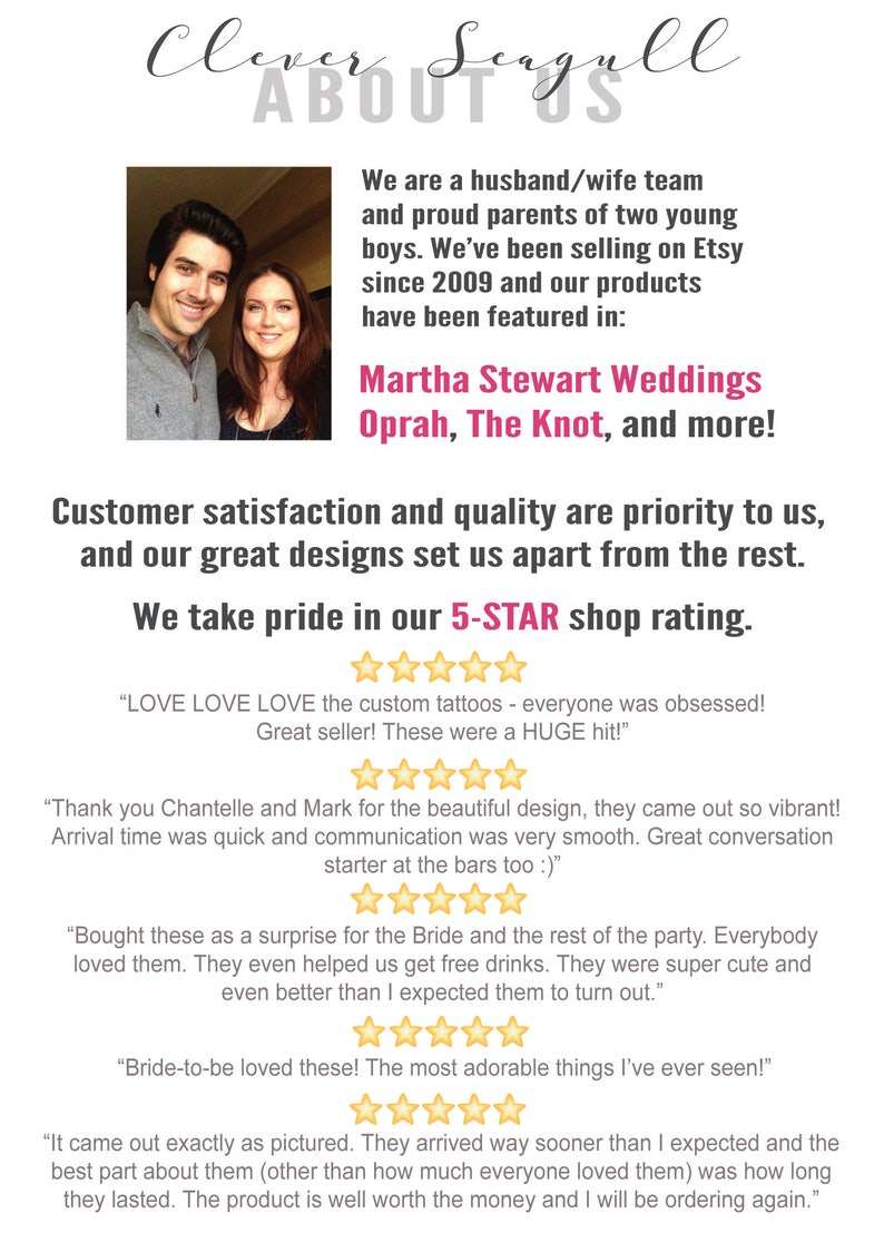 Las Vegas Bachelorette Party Temporary Tattoos What Happens Etsy