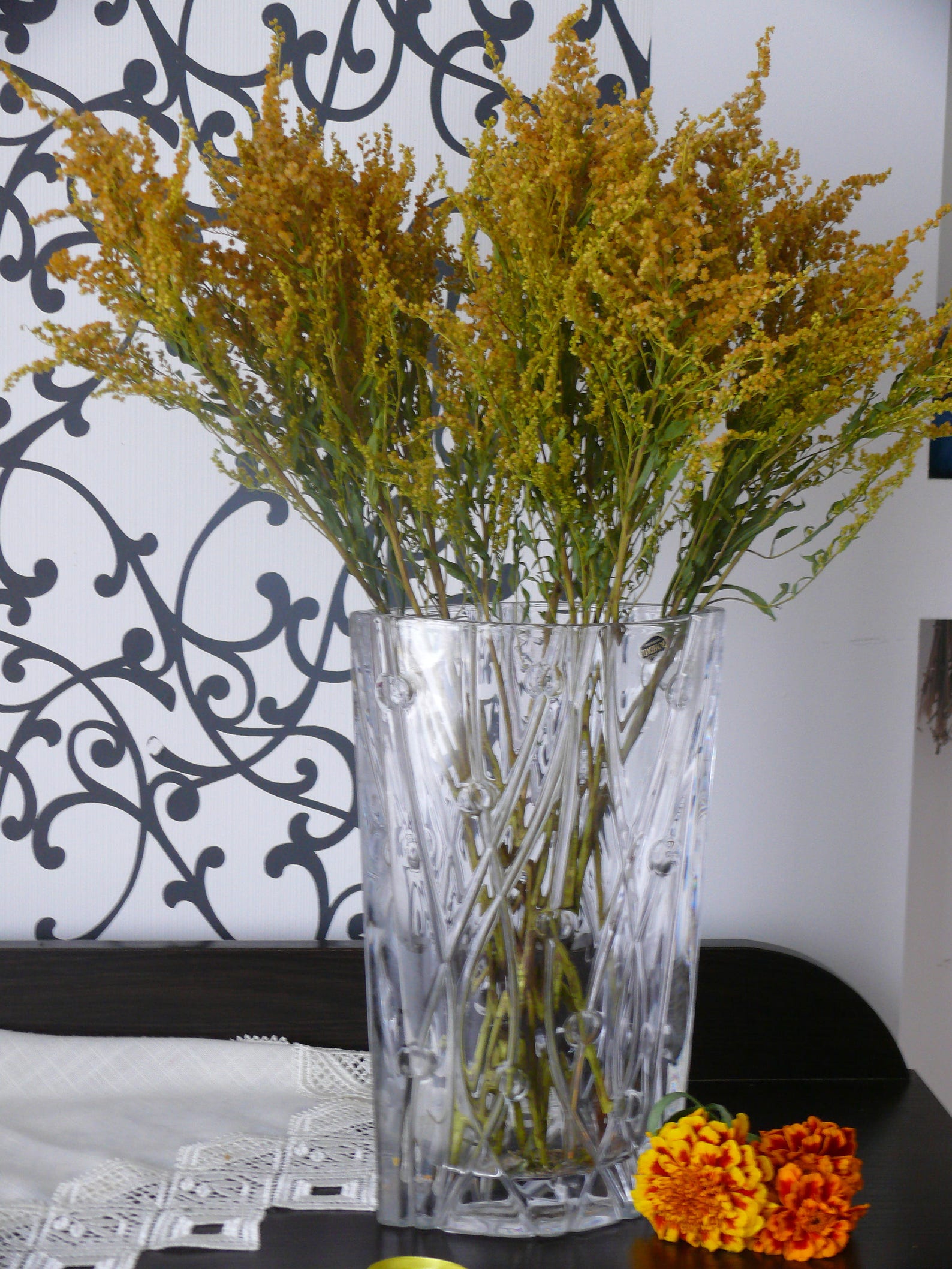 Yellow flowers dried Goldenrod yellow dried flower dried Etsy