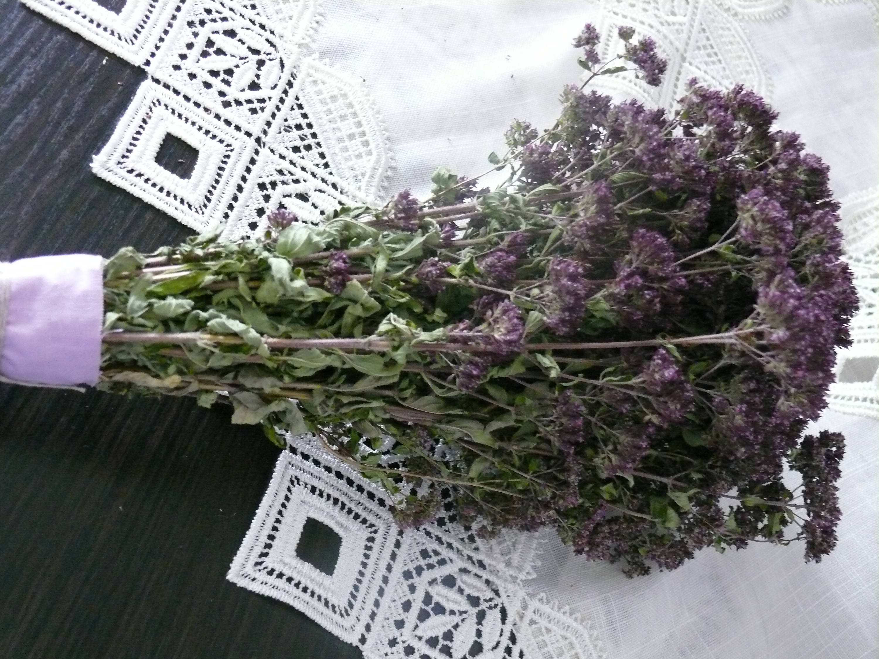 SALE Dried Oregano Purple Dried Flowers Herb Banch Dried Etsy