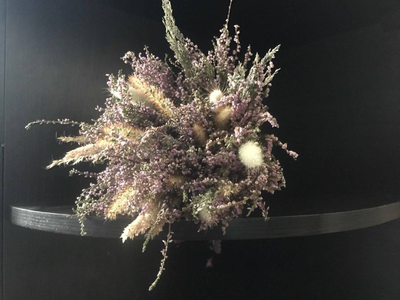 Heather Dried Flowerbouquet of Heather Dried Purple Etsy