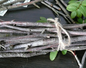 Rowan branches, Rowan twigs, Rowan wood, shamanic supply, magic spell,wood craft supply, shamanic wood,Mountain ash