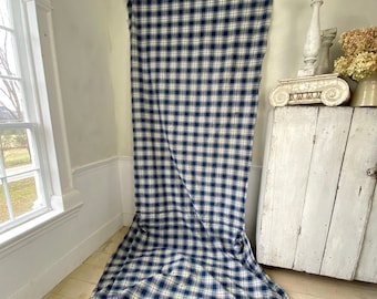 19世紀のフランスのリネンケルシュ生地の残り、アルザスケルシュ