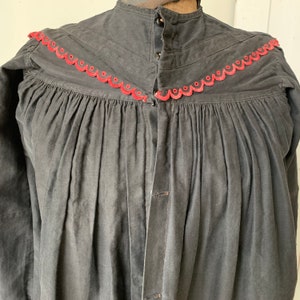 Vintage Choir Robes French Black Cloak With Red Details - Etsy