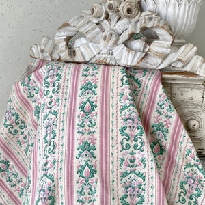 1940&#39;s French pink curtains drapes romantic feminine heavy weight lovely patinaUnique window treatment eco-friendly