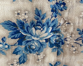 Discontinued Fabric Chintz Viceroy Print Glazed Cotton 310 x 120 cm Laura Ashley Vintage Unused