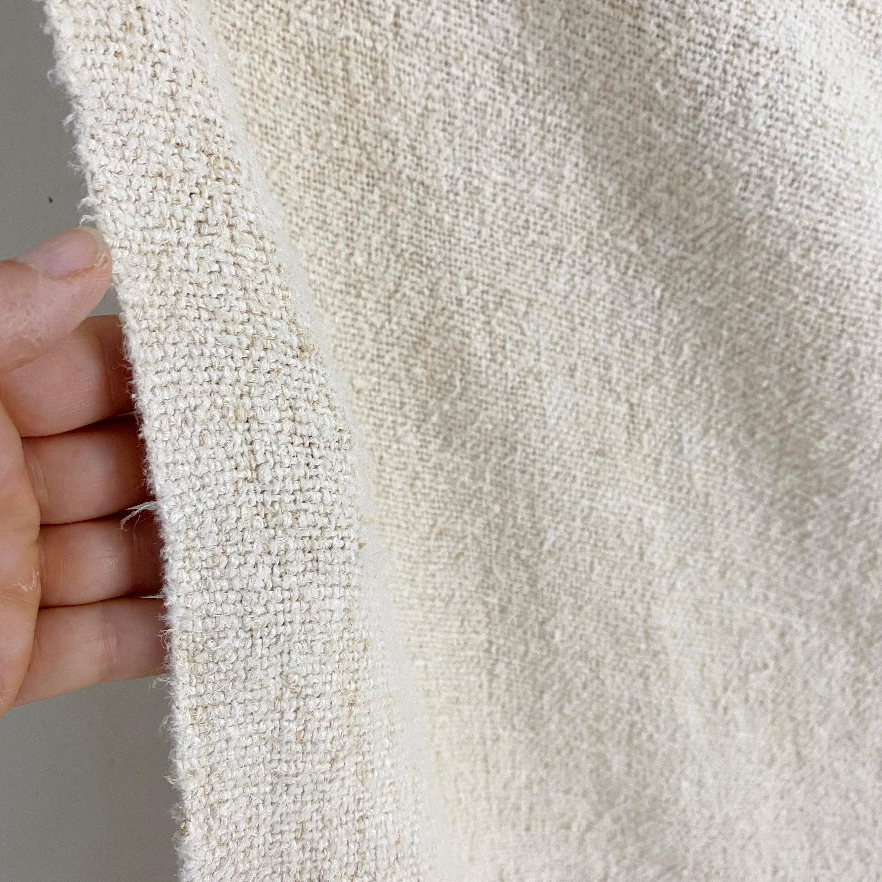 Heavy Antique Hemp Sheet Handwoven Hand Woven Slubby Nubby | Etsy