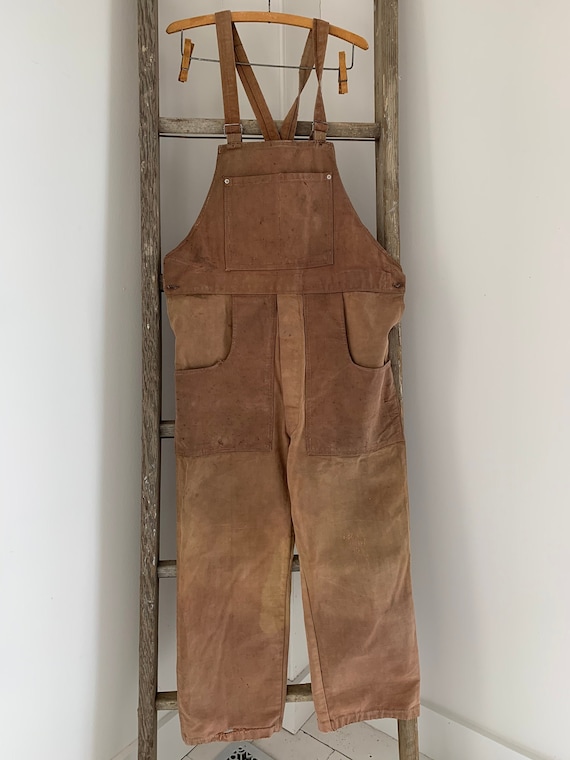 Vintage Overalls French Denim 1930-40s antique "C