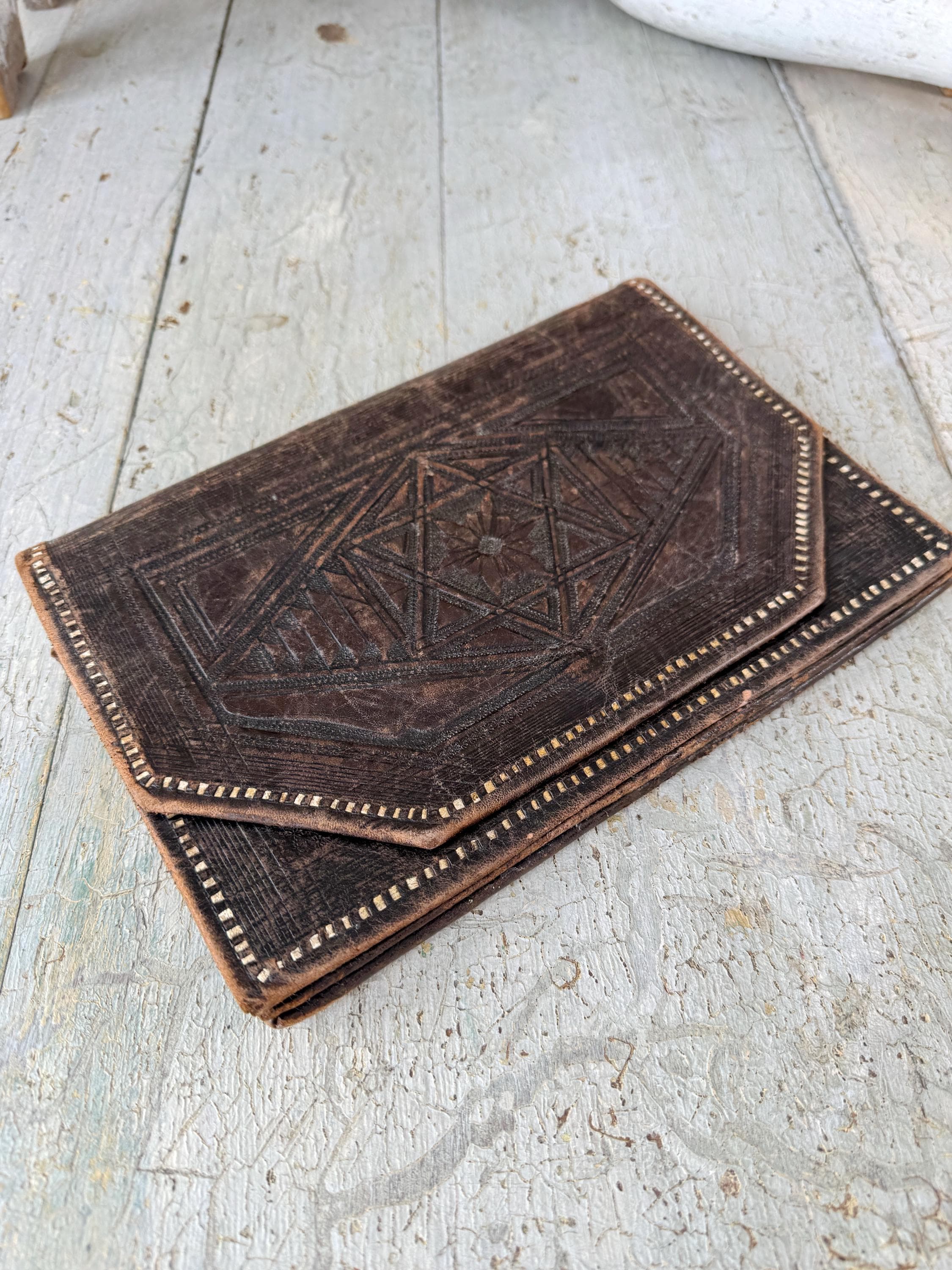 French 20's-40's Vintage French Parisian Clutch Bag Purse