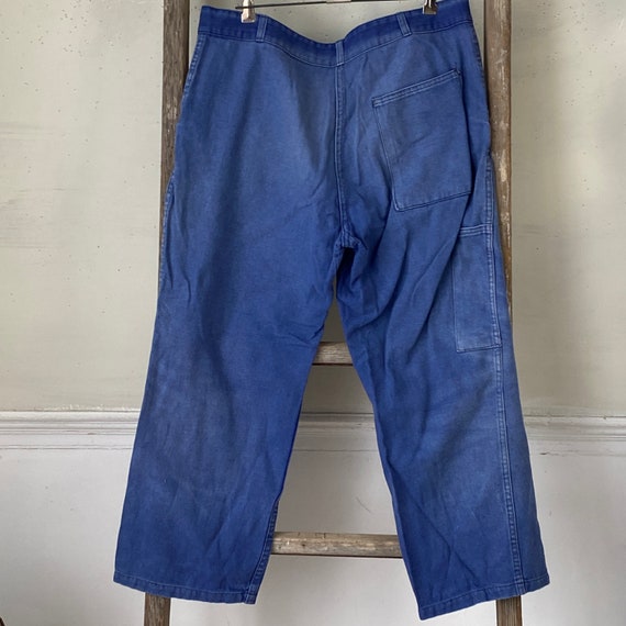 Vintage Antique French Trousers Pants Workwear Wo… - image 7