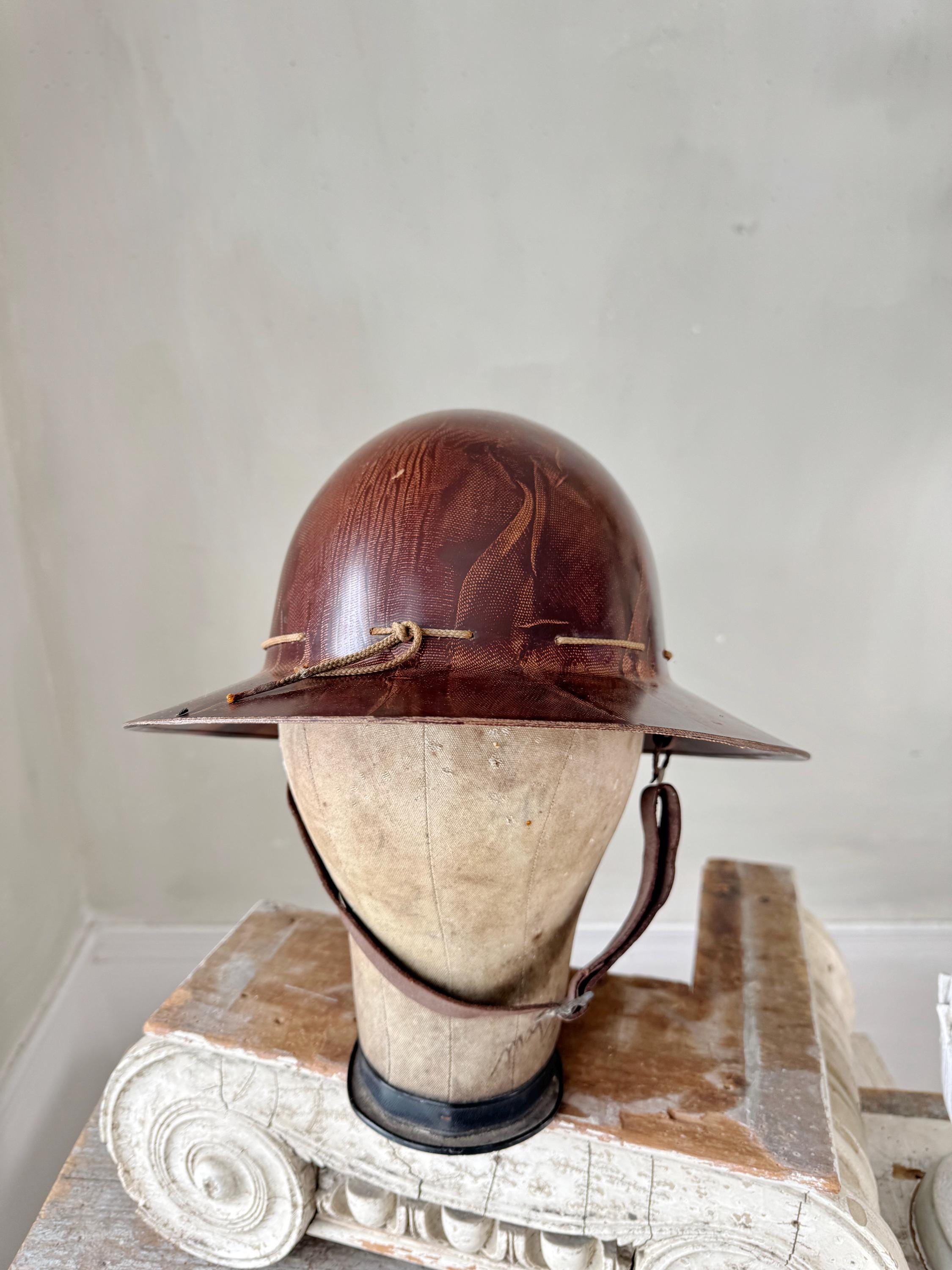 Historical Antique American Hard Hat Construction Vintage Helmet