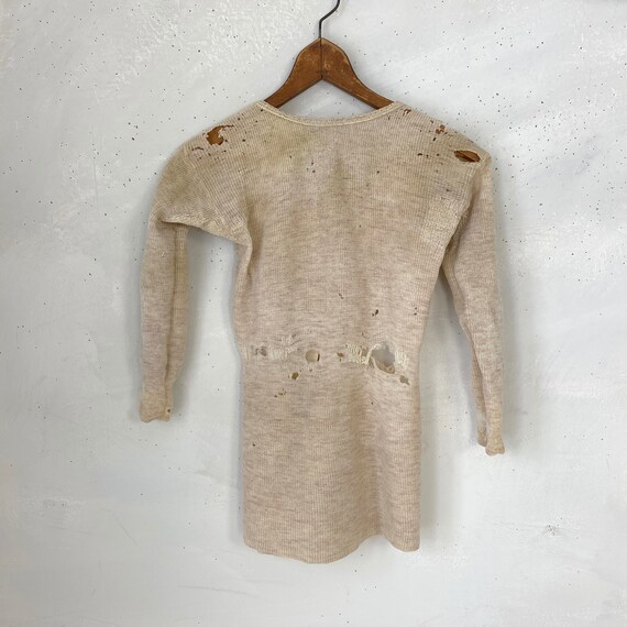 Wool sweater Wall Art textile French workwear wor… - image 10