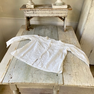 Antieke blouse 1910 Shirt met kanten rand Historische dameskleding Maat Small Top De textielkoffer Boho steampunk milieuvriendelijk