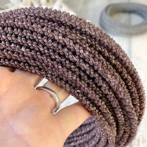 32 YARDS beaded wire Vintage French craft supplies eco-friendly