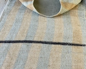 Dyed Blue Grain Sack Linen Fabric Blue bag pillow sack Feedsack Rustic Grainsack Vintage hemp textile European