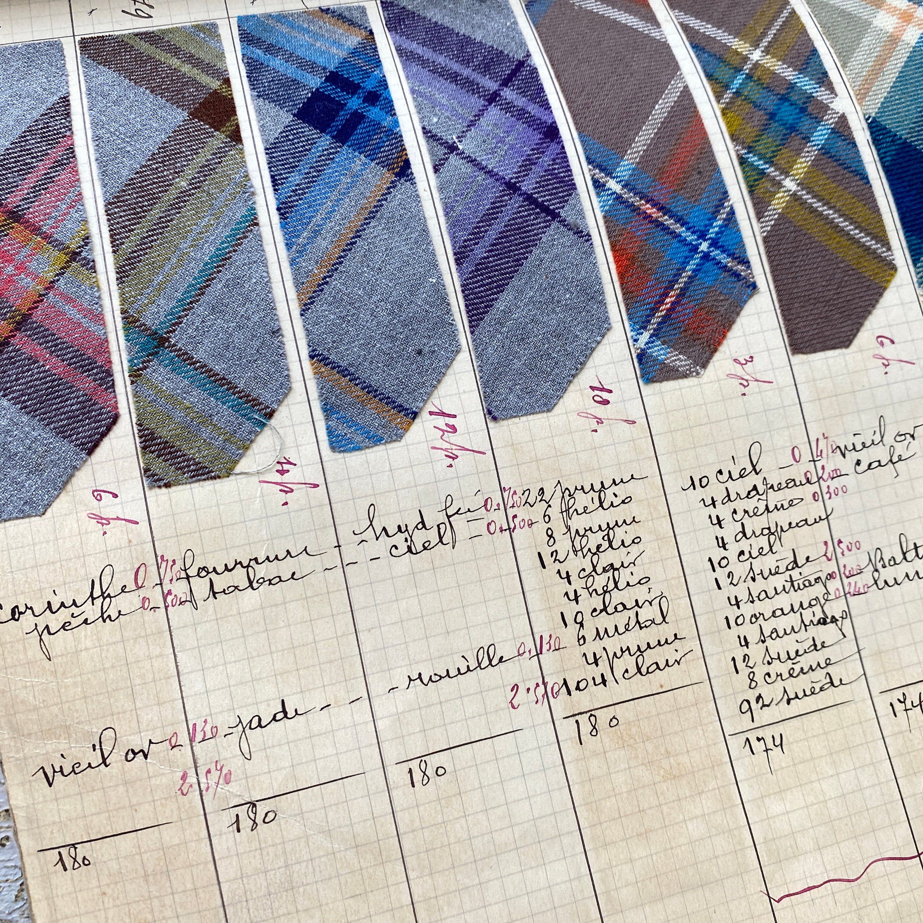 1500+ Pattern Sample Book Antique French Woven Fabric Jean Passot ...