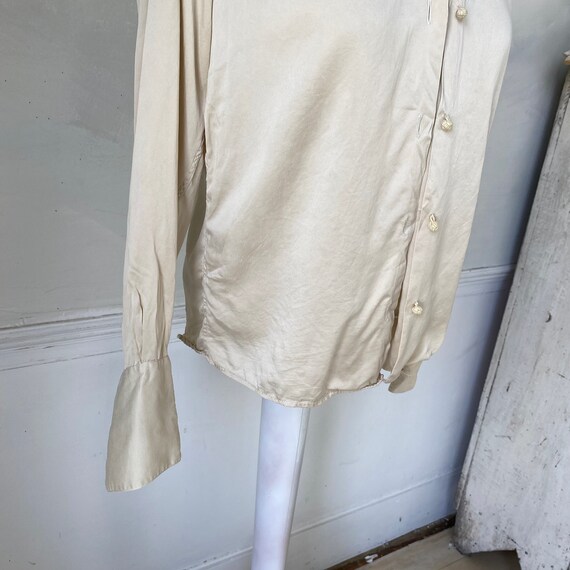 French Silk Blouse Woman's Blouse French Workwear… - image 4