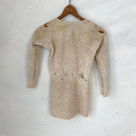 Wool sweater Wall Art textile French workwear wor… - image 9