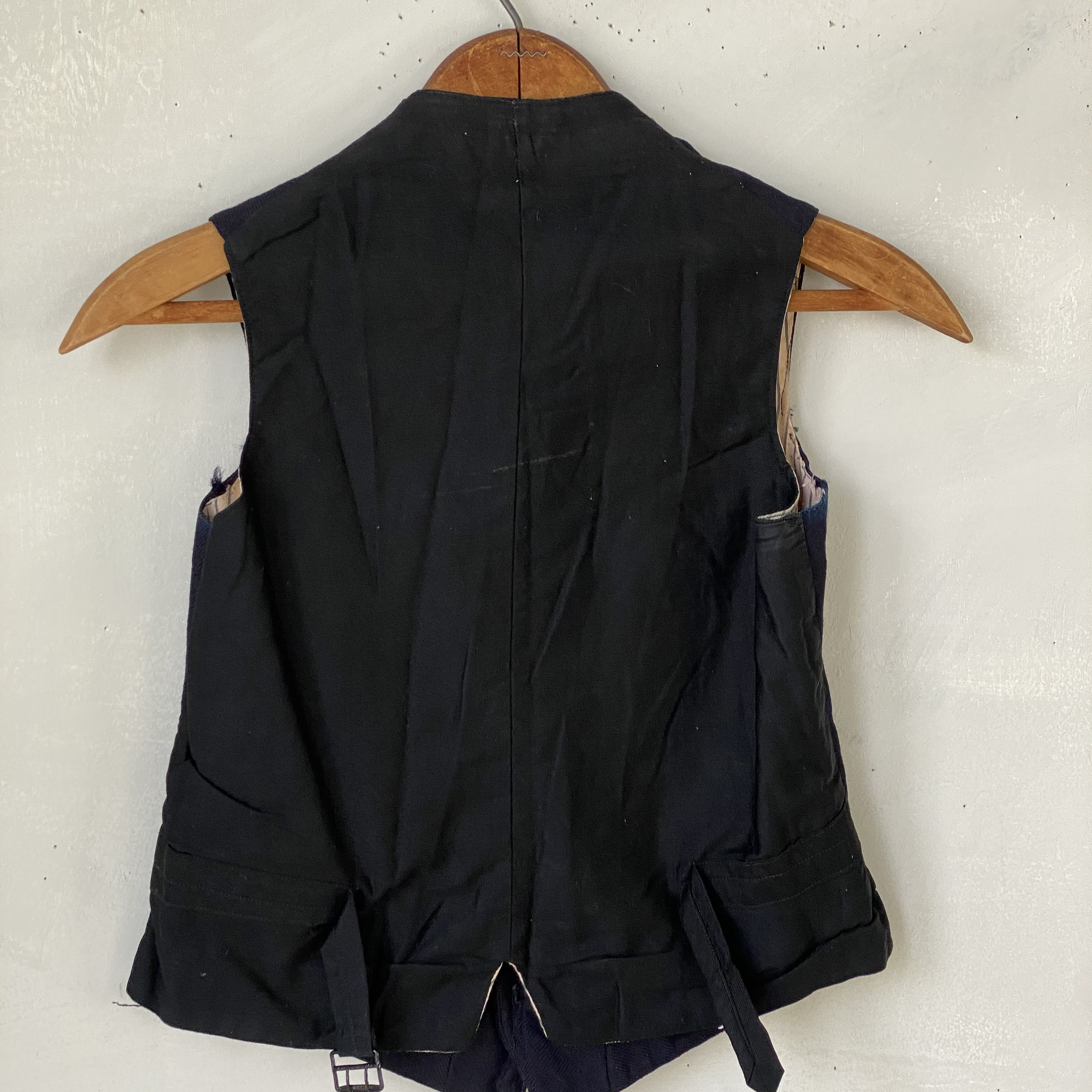 Men's Wool POSTAL Vest Workwear French Work Wear Antique French