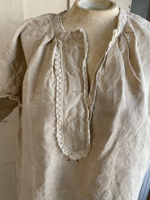 Washed Linen Tunic French Linen White Hemp and Co… - image 6