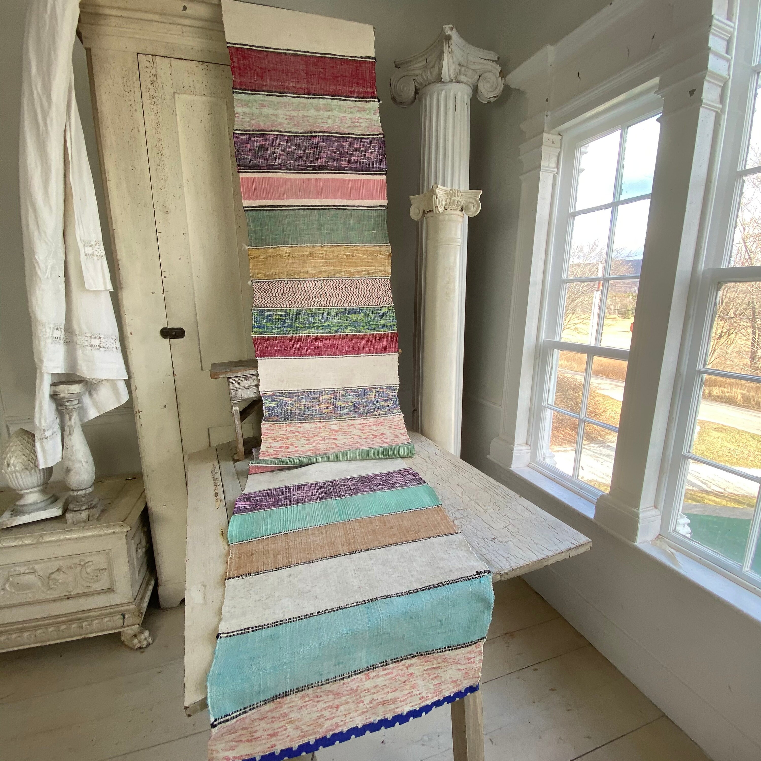 Vintage Rag Rug Vintage Stair runner European hand woven Etsy