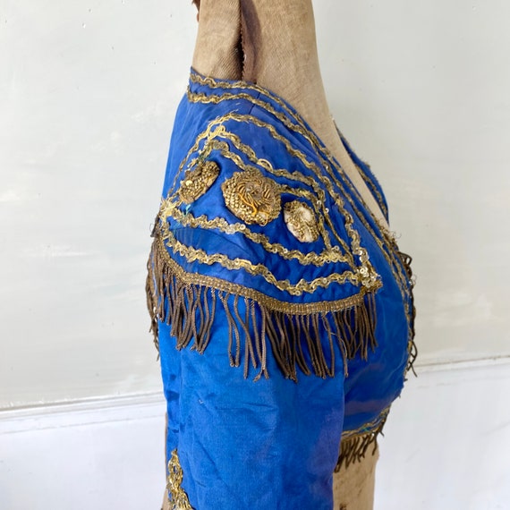 Antique Blue Silk Opera Costume San Carlo Opera C… - image 4