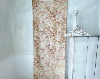 Exotic foliage fabric c1890 cretonne heavy weight upholstery fabric for antiques Furniture etc antique textiles eco-friendly