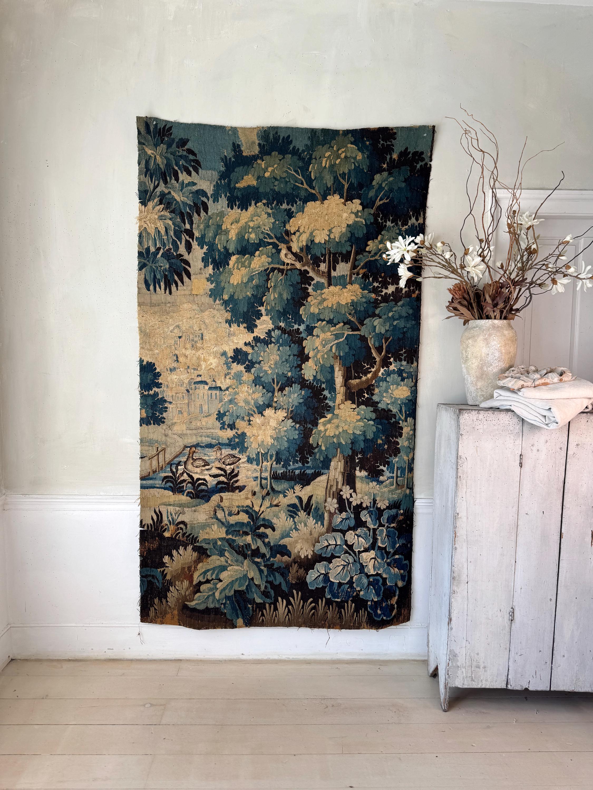 87x50 C 1680 Tapestry Wall Art Hanging Historical French Unique