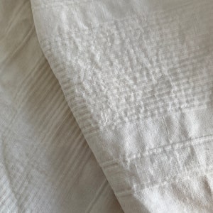 18th Century White Dimity Cotton Fabric Material American for - Etsy