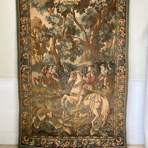 Tenture Murale Française Jacquard Fleur De Lys 34x18 Pouces - Neuve - Coton