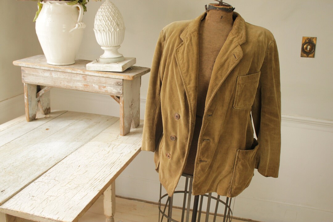 Vintage Corduroy Jacket French Hunting 