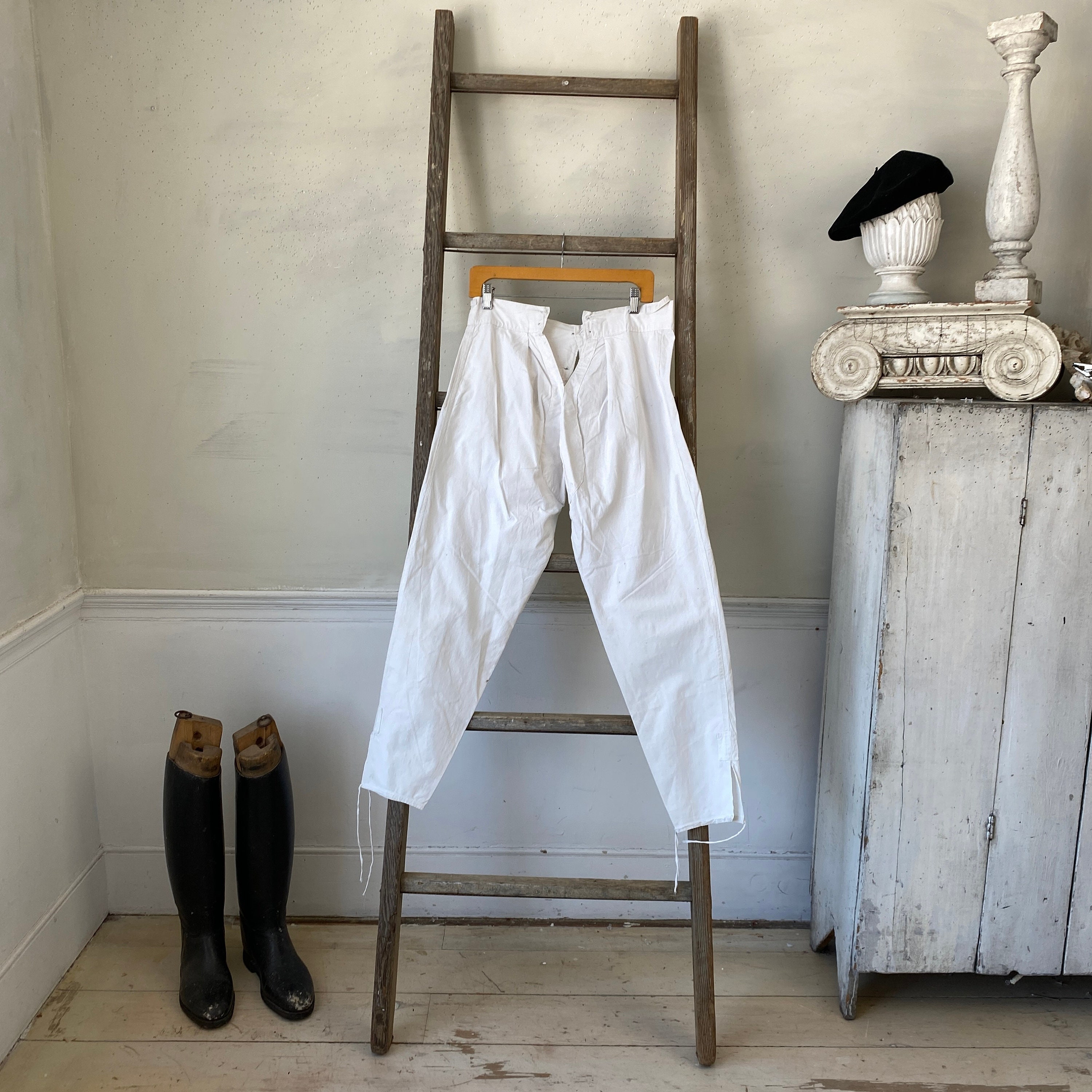 む*郎様 French vintage linen/cotton trouser il_fullxfull.6041750998_eh79.jpg