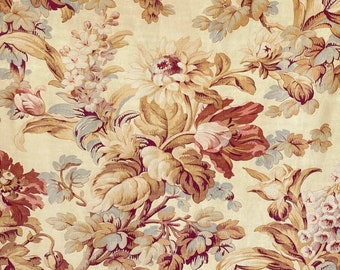 Red Indienne Festoon Valance Gorgeous French 19th Century Valance ...