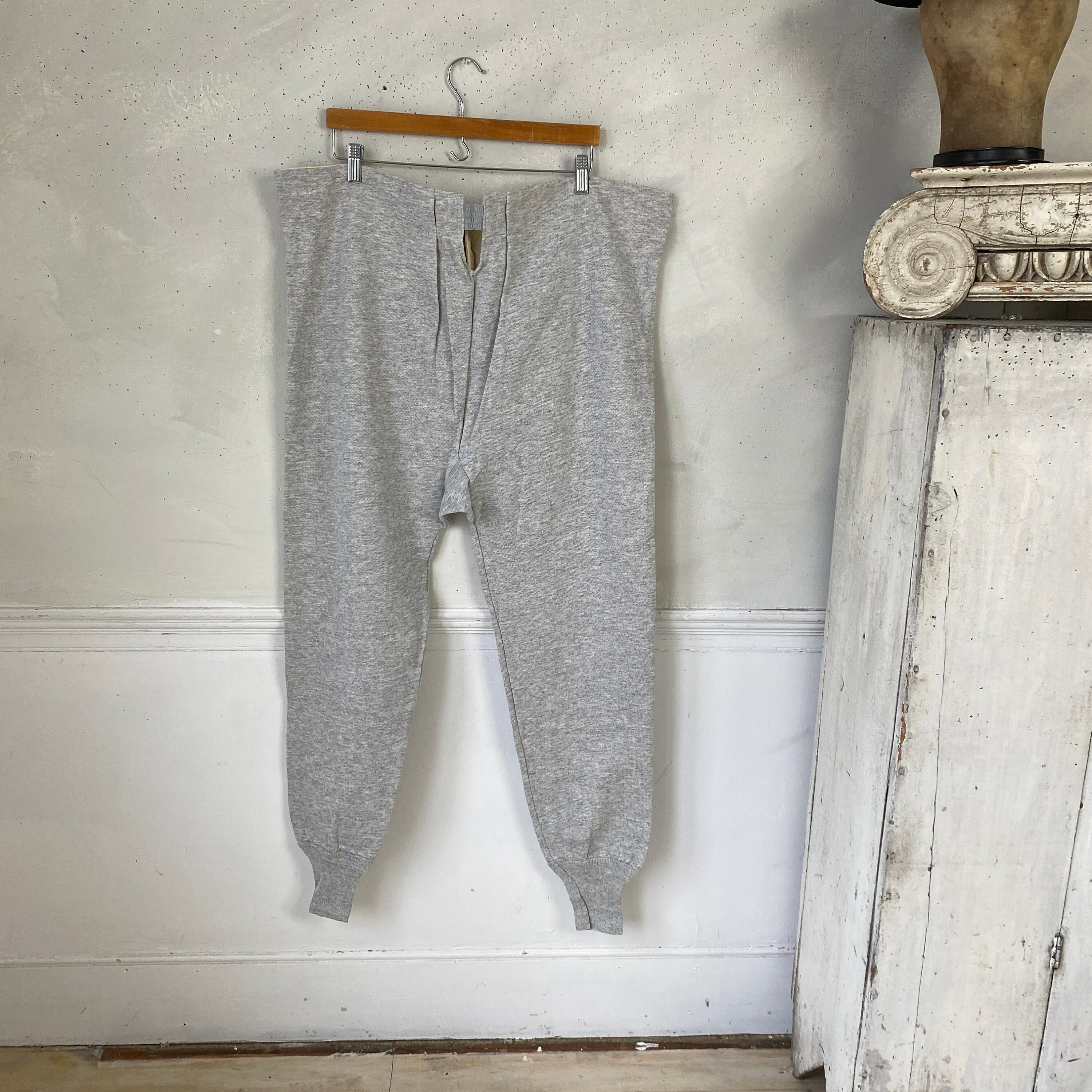 レッグウェア TOUJOURS 1950s French Wool Long Johns French Long Johns Top 1950's – Brents Warehouse, LLC