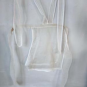 IMPORTANT Historical Apron white 1930&#39;s NRA Altman&#39;s department store New York vintage American history eco-friendly