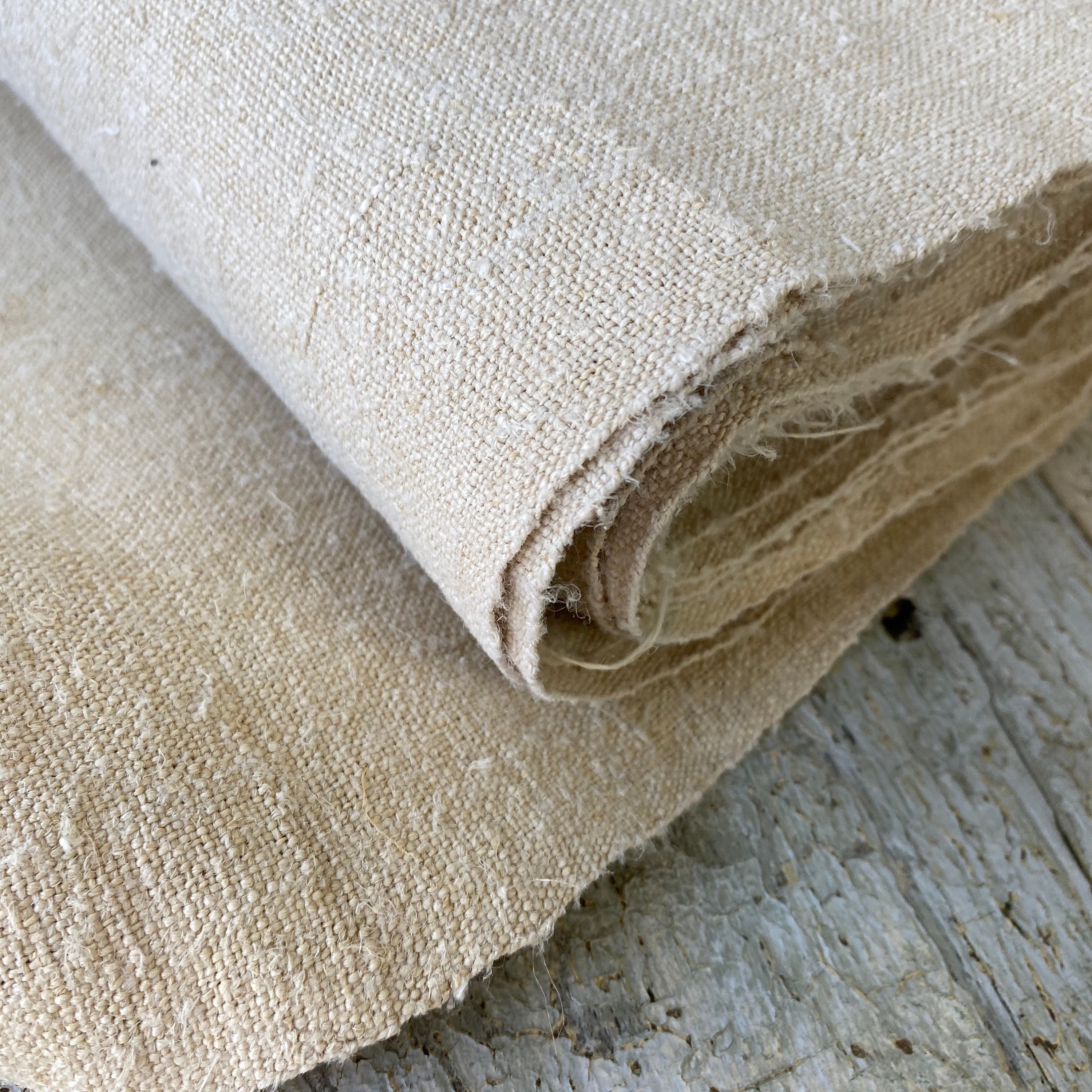 小物 NIMNIMDUAI THICK LINEN SOLID 9 Plain Linen Bolt 9 26.5 WIDE Yards Fabric Antique Homespun