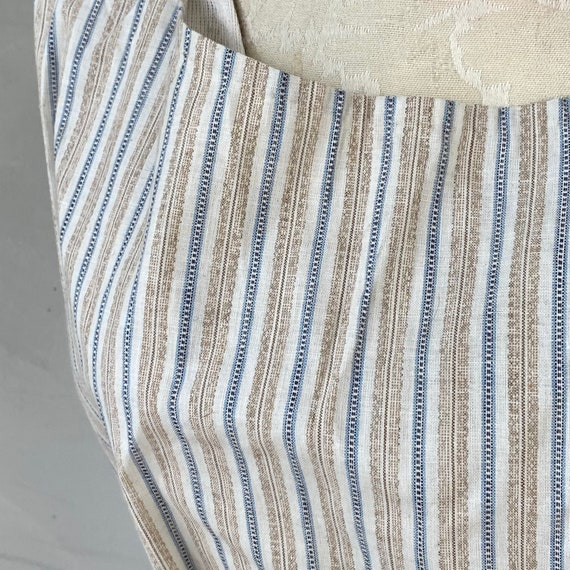Striped Vintage Cotton Slip Dress French Workwear… - image 8