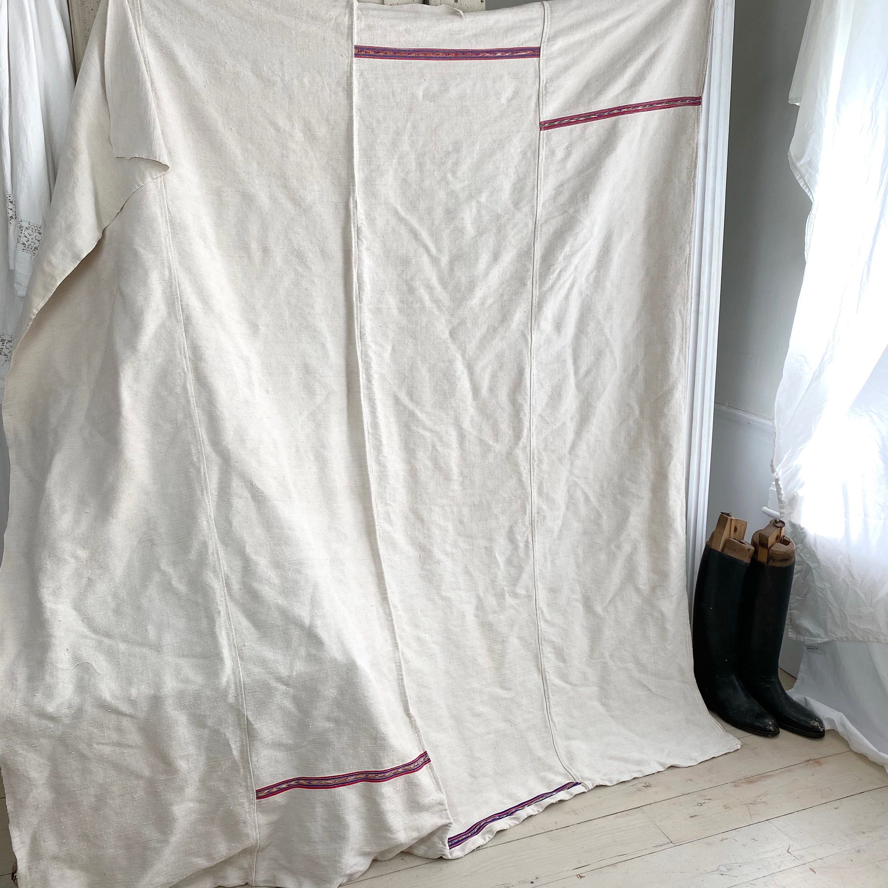 Tablecloth vintage curtain shower curtain upholstery Etsy